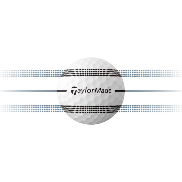Taylormade TP5 Stripe Golfbolde - Hvid