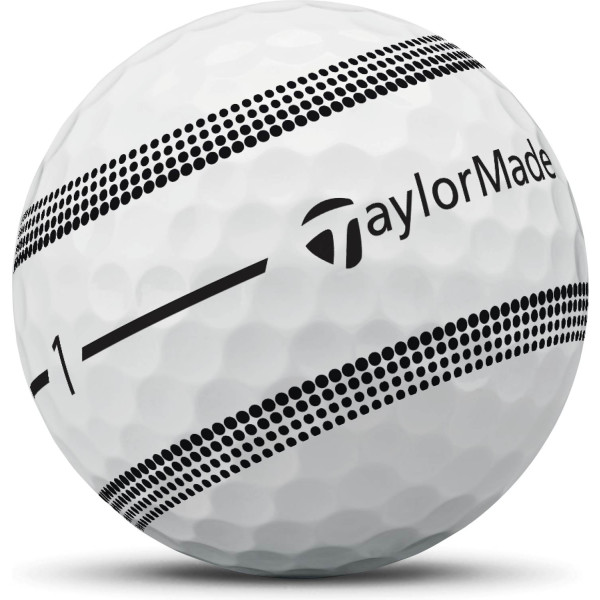 Taylormade TP5 Stripe Golfbolde - Hvid