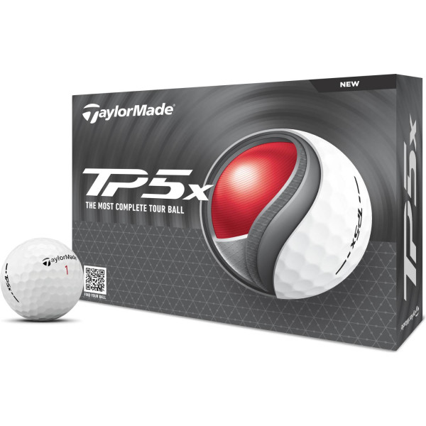 Taylormade TP5x (2024) Golfbolde - Hvid