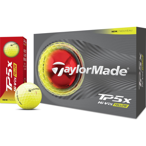 Taylormade TP5x (2026) Golfbolde - Yellow