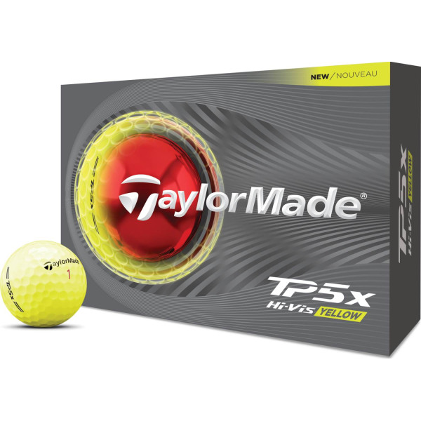 Taylormade TP5x (2026) Golfbolde - Yellow