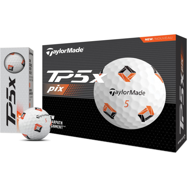 Taylormade TP5x pix 3.0 (2024) Golfbolde - Hvid
