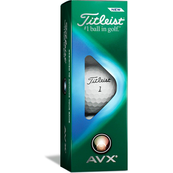 Titleist AVX (2022) Logobolde - Hvid