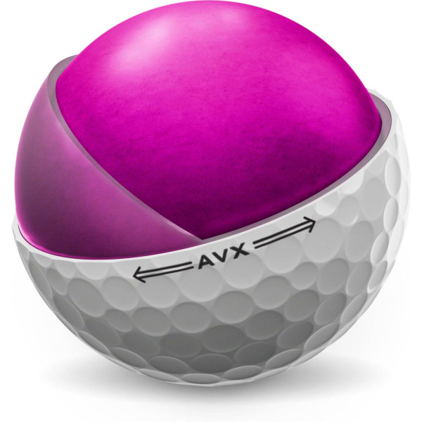 Titleist AVX (2022) Logobolde - Hvid