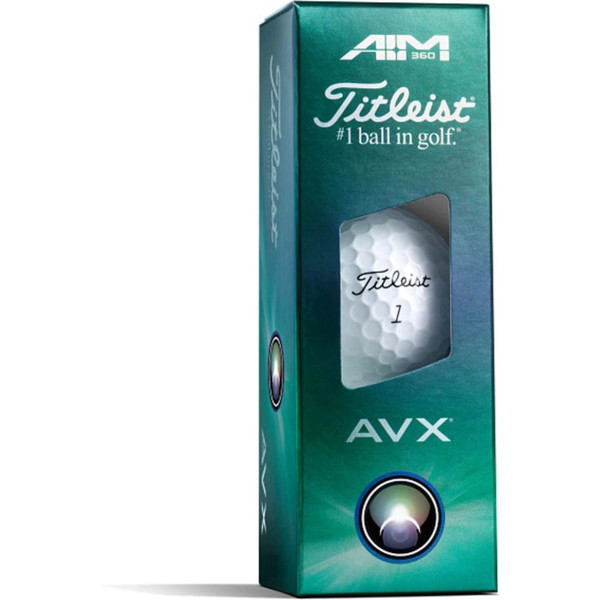 Titleist AVX 360 Aim Golfbolde - White