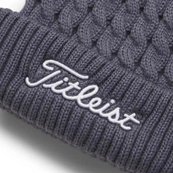 Titleist Cable Knit Pom Pom Hue - Washed Indigo/White/Grey