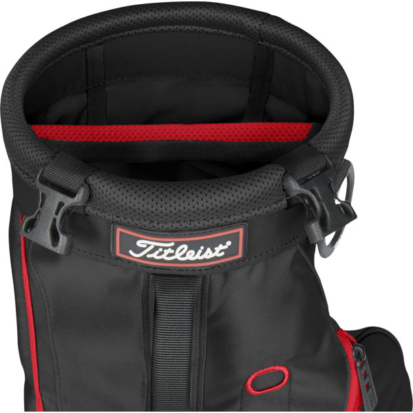 Titleist Carry Hylsterbag - Black/Black/Red