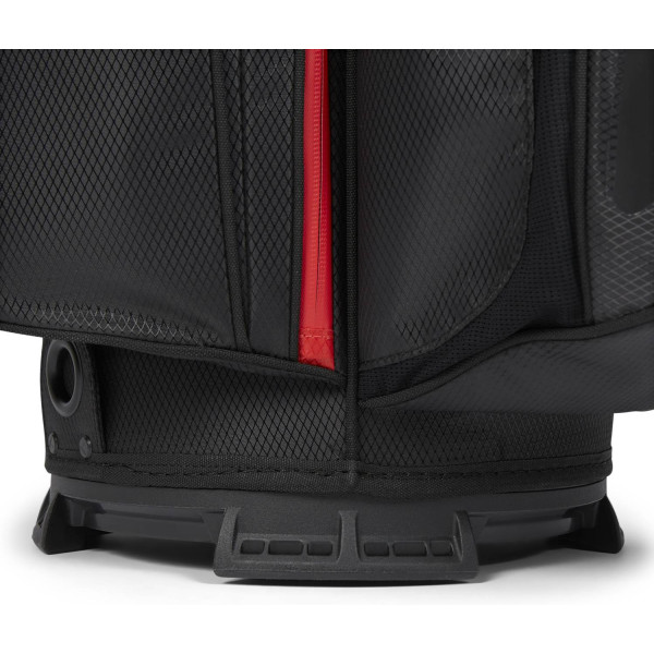 Titleist Cart 14 StaDry Vandtæt Vognbag - Black/Black/Red
