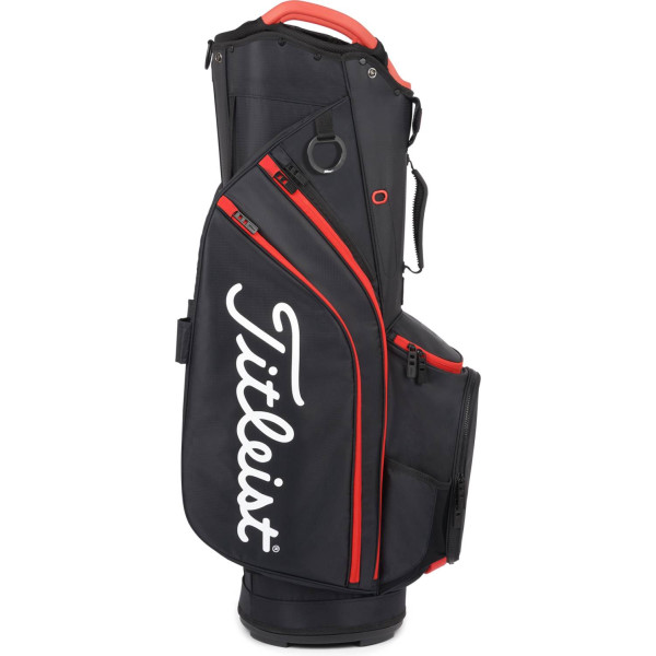 Titleist Cart 14 Vognbag - Black/Black/Red