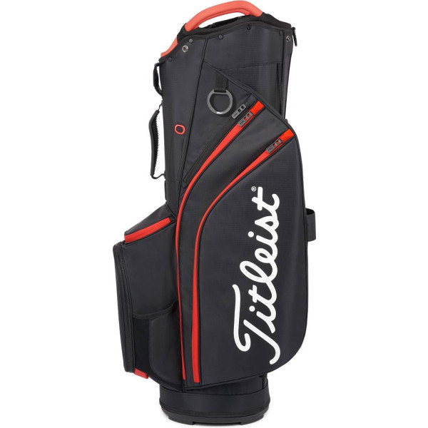 Titleist Cart 14 Vognbag - Black/Black/Red