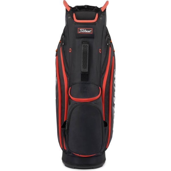 Titleist Cart 14 Vognbag - Black/Black/Red
