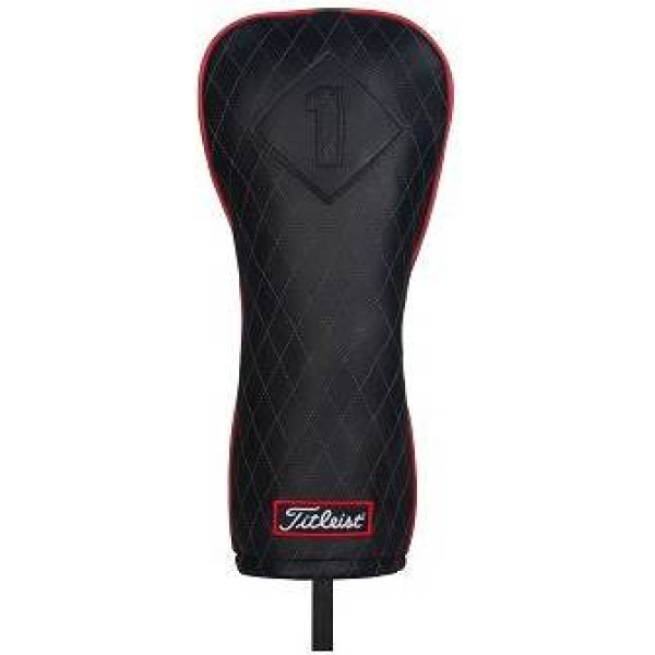 Titleist Leather Jet Black Black Driver Headcover