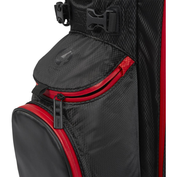Titleist Players 4 StayDry Vandtæt Bærebag - Blk/Blk/Red