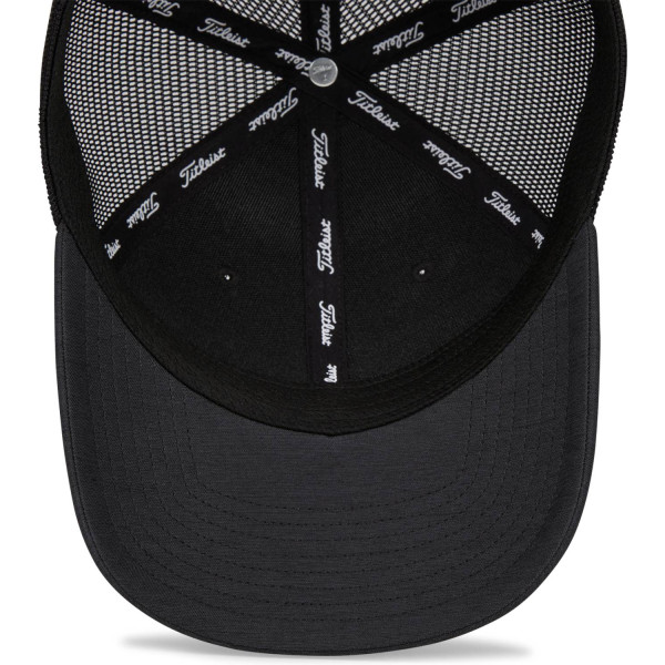 Titleist Players Space Dye Mesh Kasket - White/Black