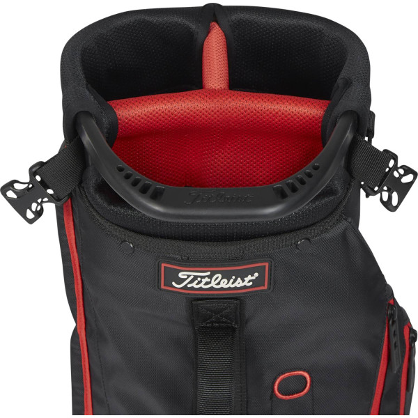 Titleist Premium Carry Bærebag - Black/Black/Red