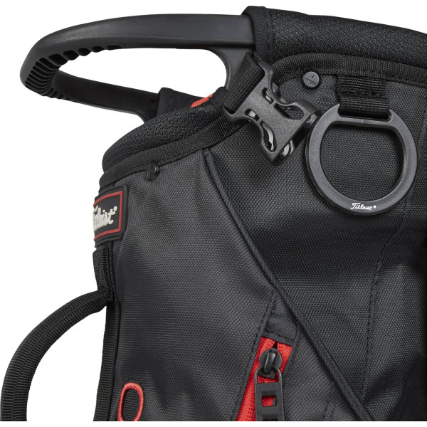 Titleist Premium Carry Bærebag - Black/Black/Red