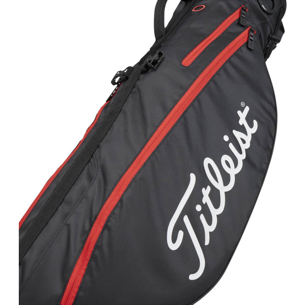 Titleist Premium Carry Bærebag - Black/Black/Red