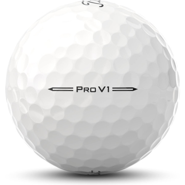 Titleist Pro V1 (2023) Logobolde - Hvid