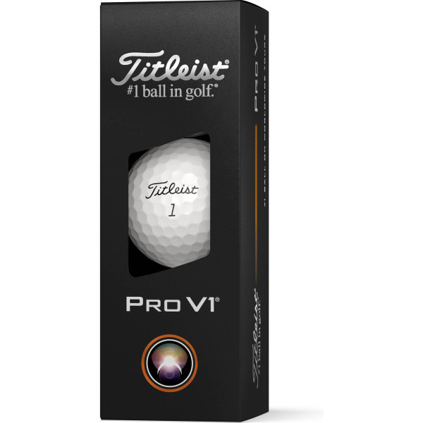 Titleist Pro V1 (2025) Golfbolde - Hvid