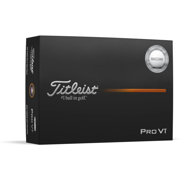 Titleist Pro V1 Enhanced Alignment (2025) Golfbolde - White