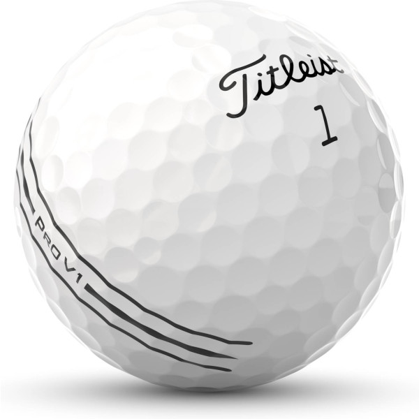 Titleist Pro V1 Enhanced Alignment (2025) Golfbolde - White