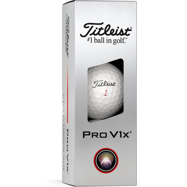 Titleist Pro V1x (2025) Golfbolde - Hvid