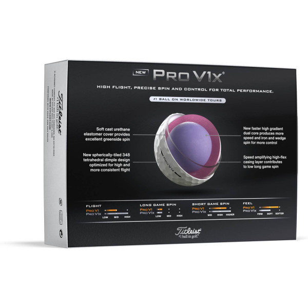 Titleist Pro V1x (2025) Golfbolde - Hvid