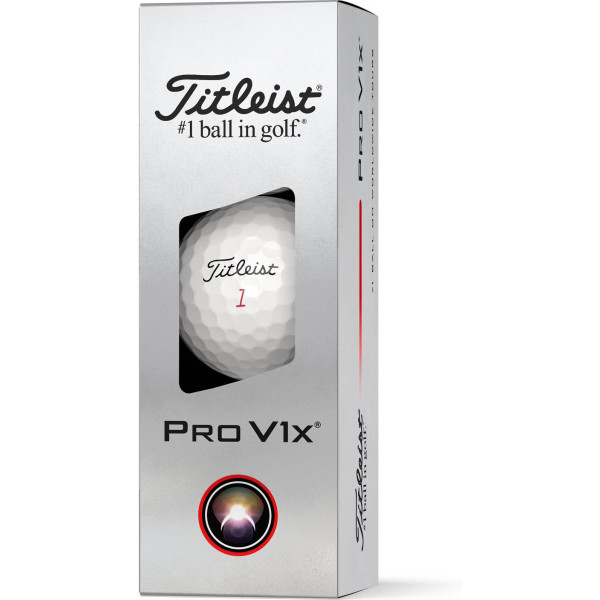 Titleist Pro V1x (2025) Golfbolde - Hvid