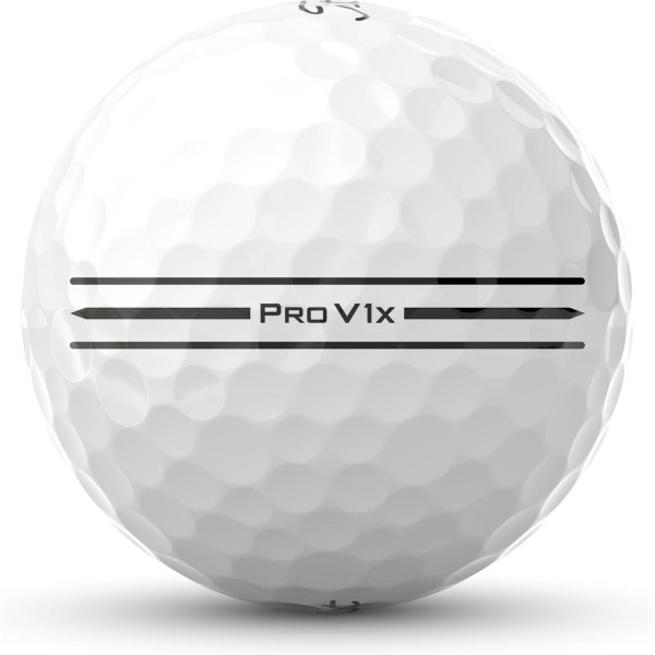 Titleist Pro V1x Enhanced Alignment (2025) Golfbolde - White