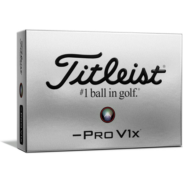 Titleist Pro V1x Left Dash Golfbolde - White