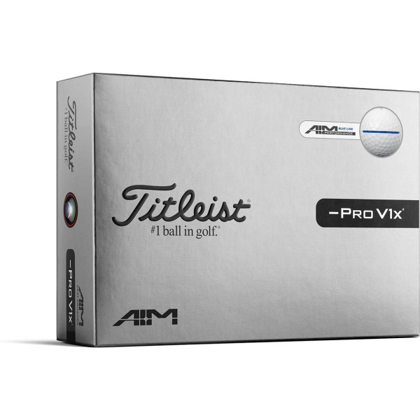 Titleist Pro V1x Left Dash Performance Alignment (2026) Golfbolde - Blue