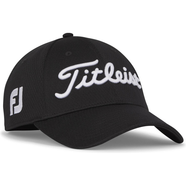 Titleist Tour Elite Herre Kasket - Black/White