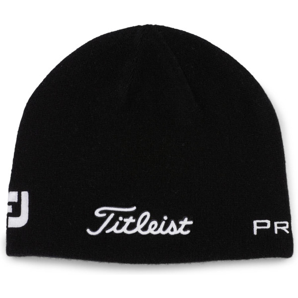 Titleist Tour Merino Beanie Herre Hue - Black/White