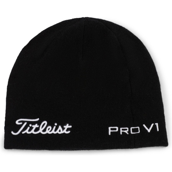 Titleist Tour Merino Beanie Herre Hue - Black/White