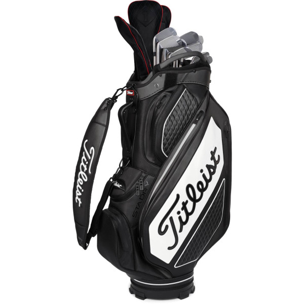 Titleist Tour Series Premium StaDry Vandtæt Vognbag - Black/White