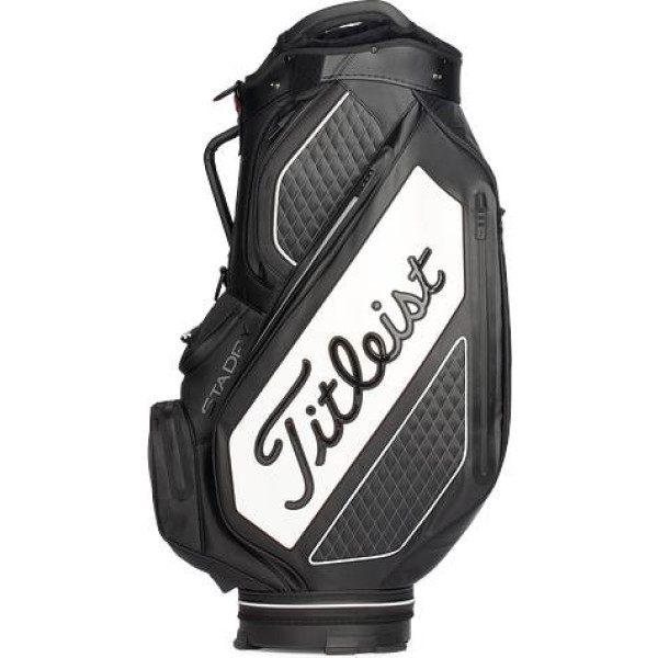 Titleist Tour Series Premium StaDry Vandtæt Vognbag - Black/White