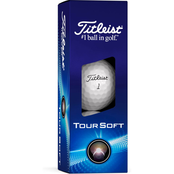 Titleist Tour Soft (2024) Golfbolde - Wht