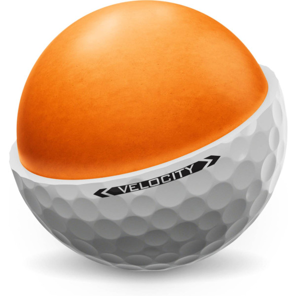 Titleist Velocity (2022) Logobolde - Hvid