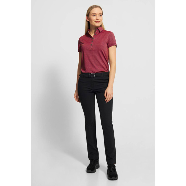 What Bunkers Barbara Dame Poloshirt - Red