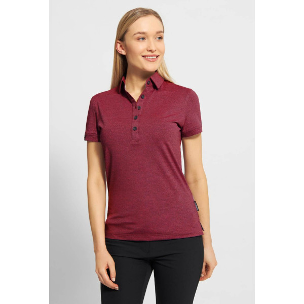 What Bunkers Barbara Dame Poloshirt - Red