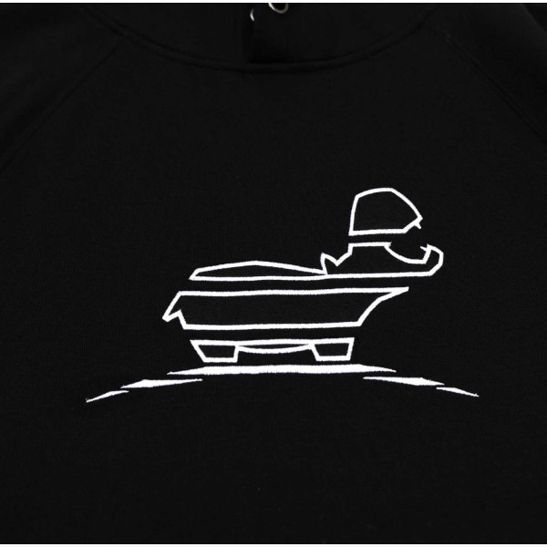 What Bunkers Bertha Dame Pullover - Black