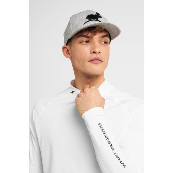 What Bunkers Bobby Herre Baselayer - White