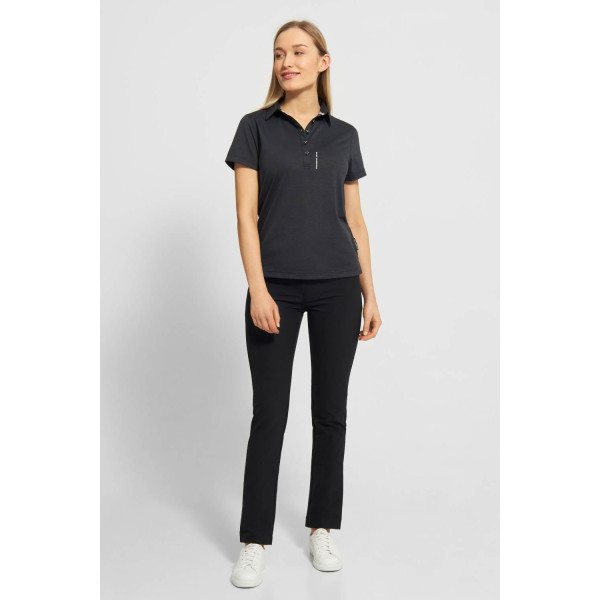 What Bunkers Eleanor Dame Poloshirt - Black