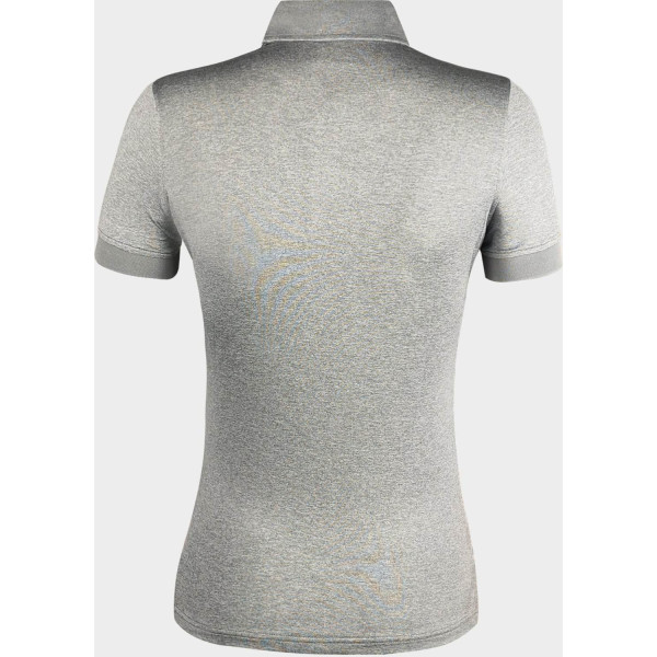 What Bunkers June Dame Poloshirt - Grey/Red