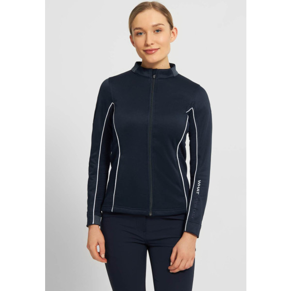 What Bunkers Leona Herre Cardigan - Navy