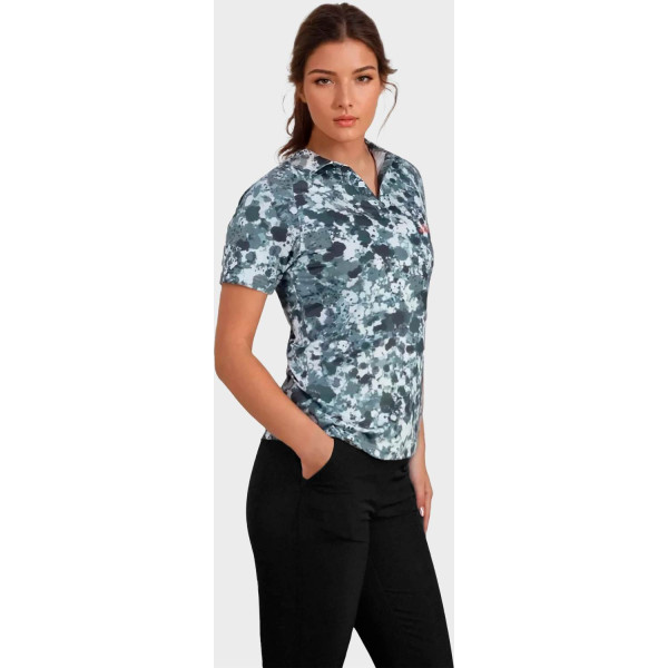 What Bunkers Selma Dame Poloshirt - Multicolor/Green