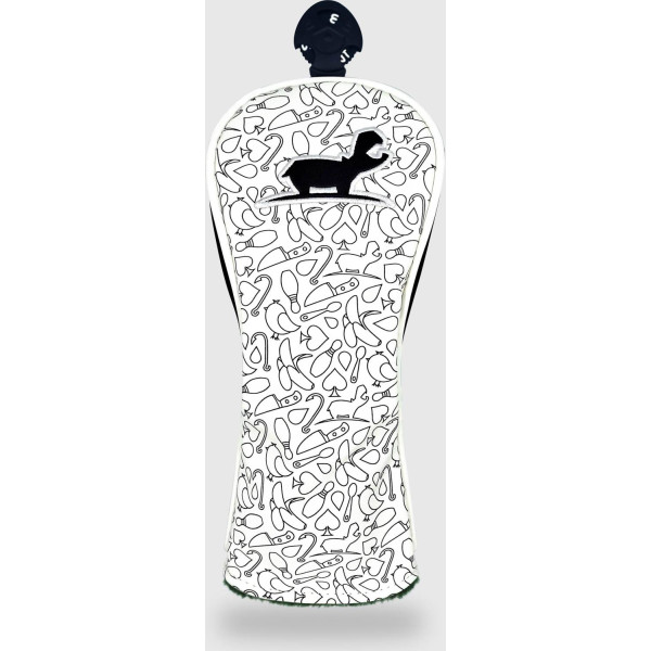 What Bunkers Standard White/Black Hybrid Headcover