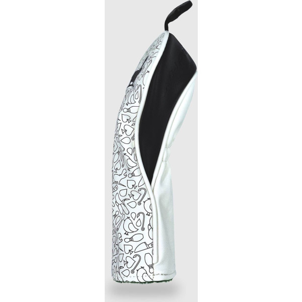 What Bunkers Standard White/Black Hybrid Headcover