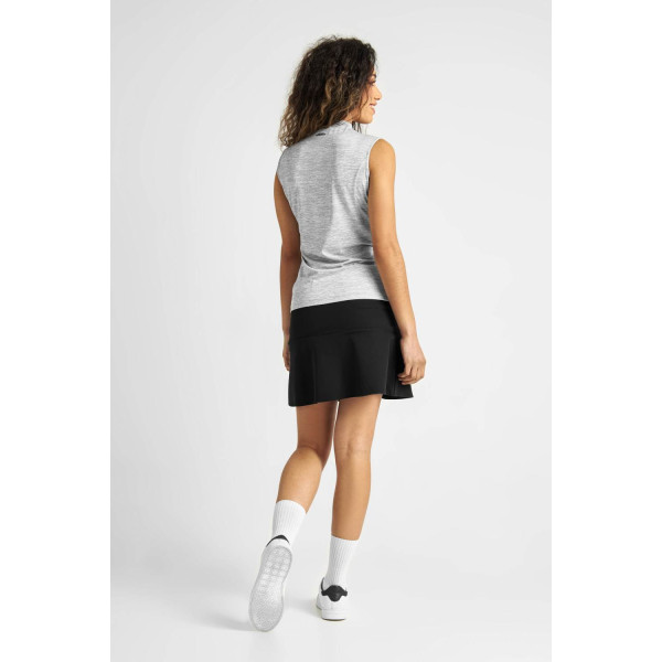 What Bunkers Thea Dame Poloshirt Uden Ærmer - Grey