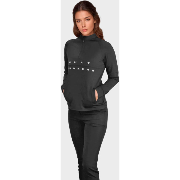 What Bunkers Wendy Dame Pullover - Black
